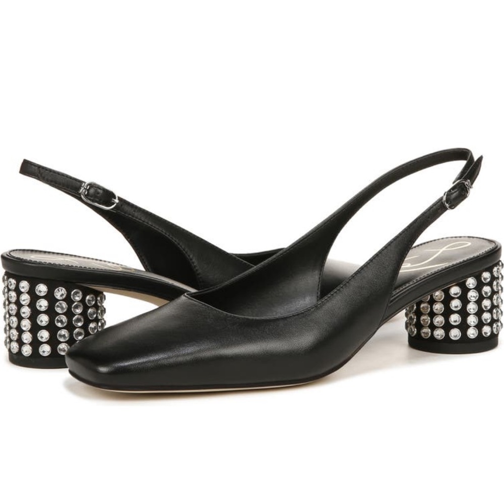 Sam Edelman Terra Rhinestone Slingback Pump 7.5 - Picture 2 of 6